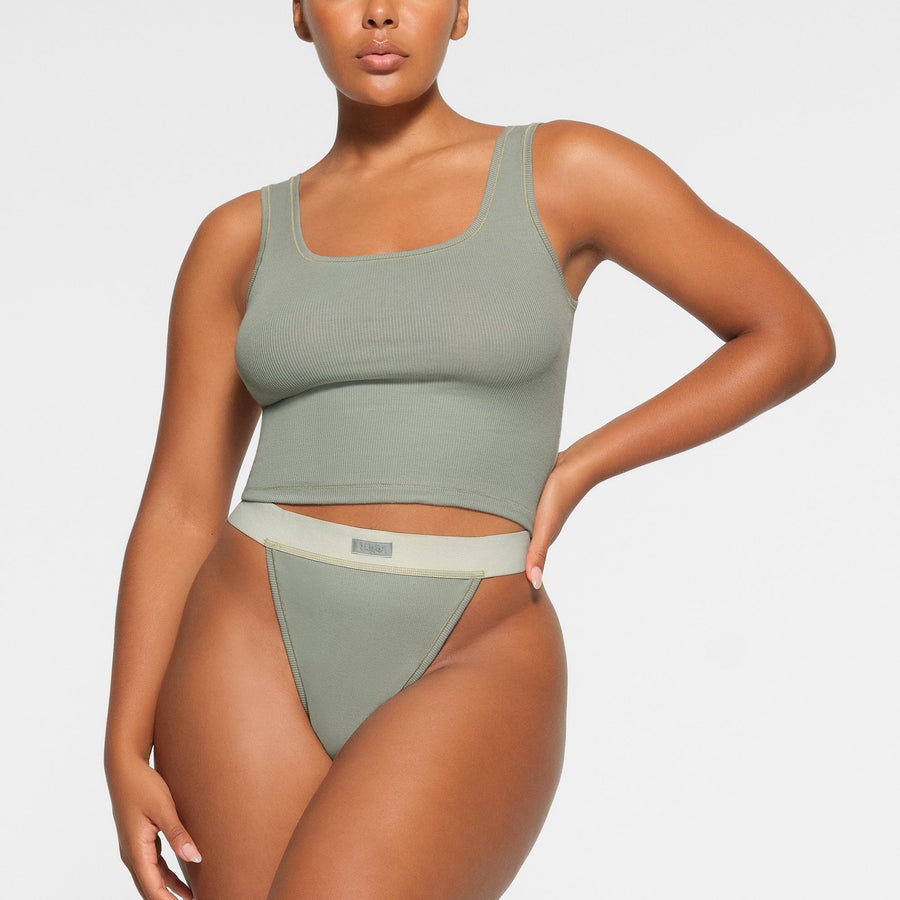 COTTON RIB TANK | MINERAL