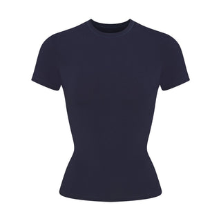 COTTON JERSEY T-SHIRT | NAVY
