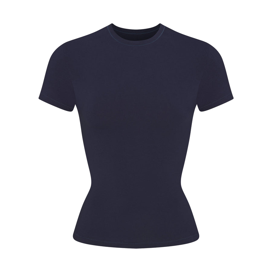 COTTON JERSEY T-SHIRT | NAVY