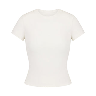 COTTON RIB T-SHIRT | MARBLE