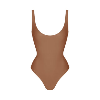 SKIMS BODY SCOOP LOW BACK THONG BODYSUIT | JASPER