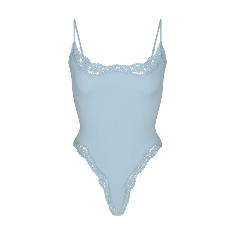FITS EVERYBODY LACE CAMI BODYSUIT | DENIM