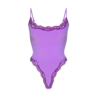 FITS EVERYBODY LACE CAMI BODYSUIT | ULTRA VIOLET TONAL