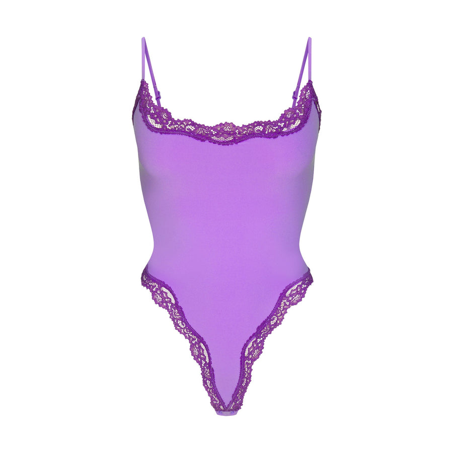 FITS EVERYBODY LACE CAMI BODYSUIT | ULTRA VIOLET TONAL