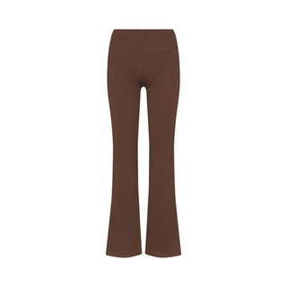 NikeSKIMS MATTE SLIM FLARE LEGGING | DARK SEPIA