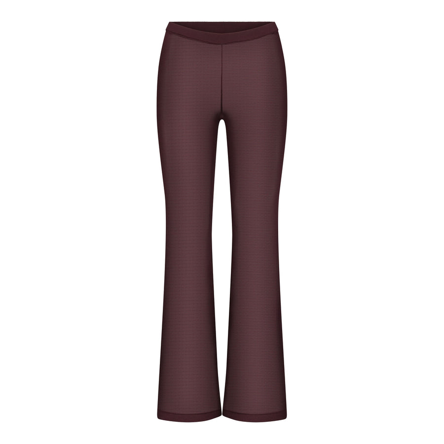 SLINKY KNIT LOW RISE PANT | CURRANT