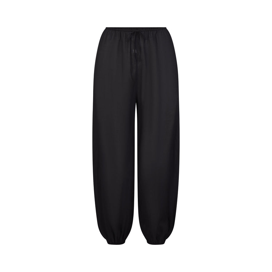 VOILE SLEEP BALLOON PANT | ONYX