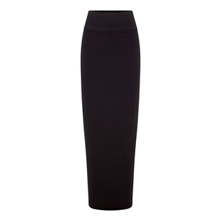 COTTON JERSEY FOLDOVER SKIRT | SOOT