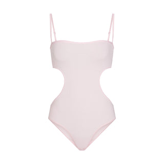 COTTON RIB CUT OUT BODYSUIT | CHERRY BLOSSOM