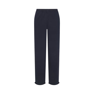 BOYFRIEND FLEECE STRAIGHT LEG PANT | NAVY