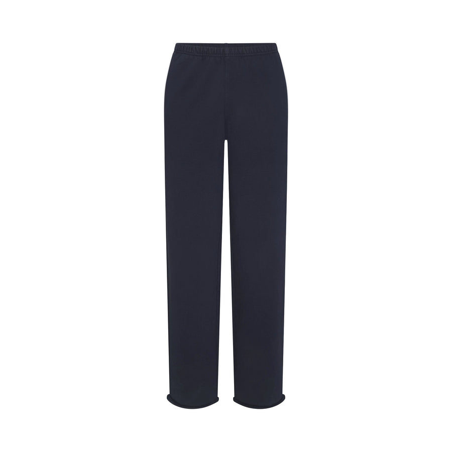 BOYFRIEND FLEECE STRAIGHT LEG PANT | NAVY
