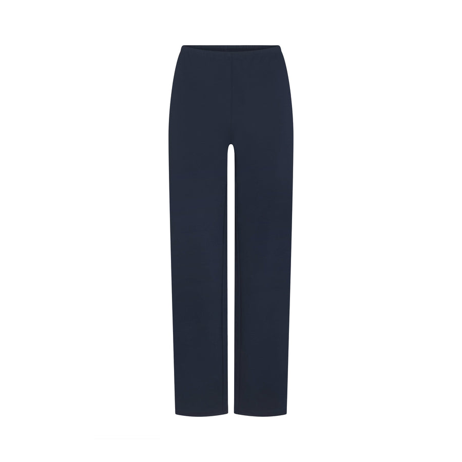 HEAVYWEIGHT CREPE STRAIGHT LEG PANT | NAVY