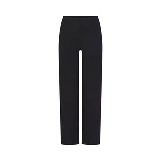 HEAVYWEIGHT CREPE STRAIGHT LEG PANT | OBSIDIAN