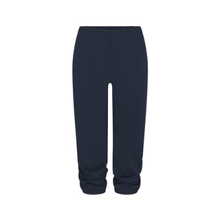 HEAVYWEIGHT CREPE CROPPED JOGGER | NAVY