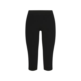 REFINED KNIT CAPRI | OBSIDIAN