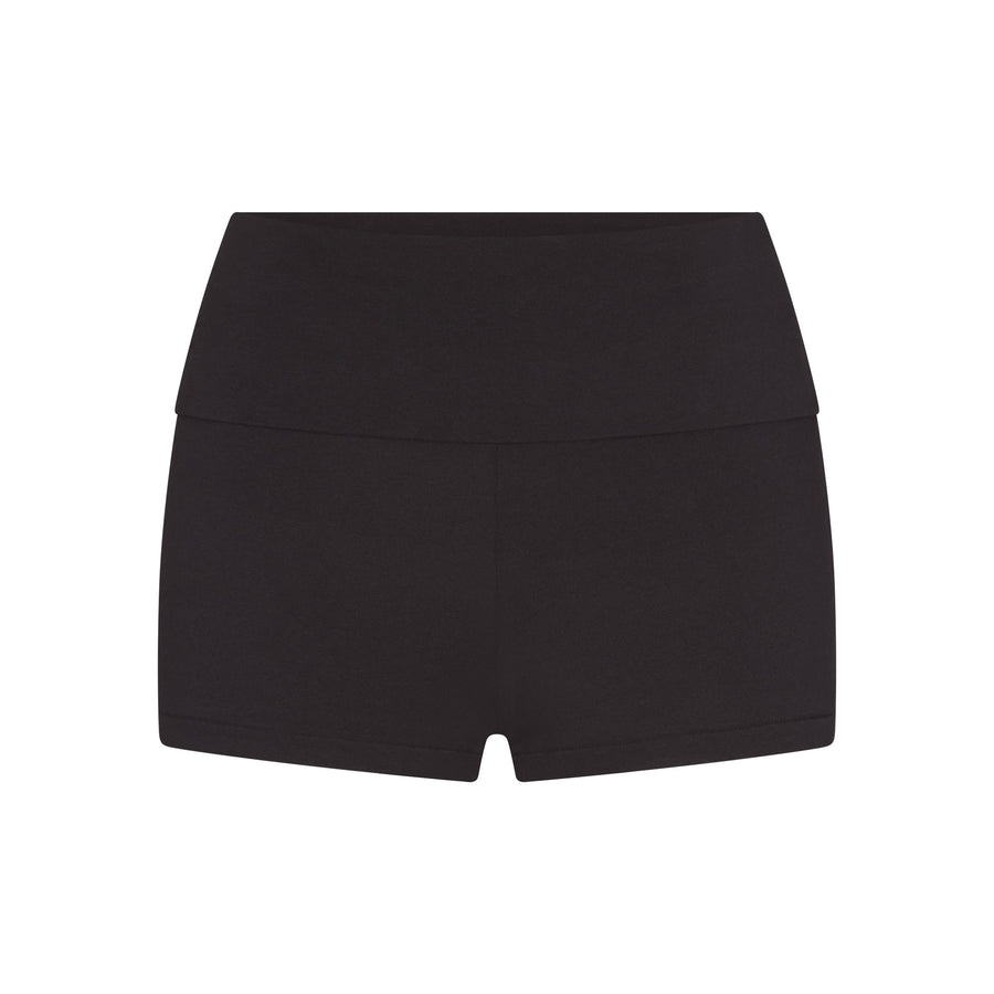 COTTON JERSEY FOLDOVER SHORT | SOOT