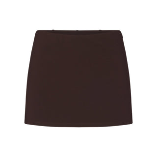THE ESSENTIAL COLLECTION MINI SKORT | ESPRESSO