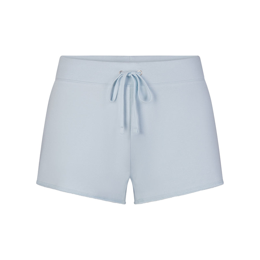 DRAPEY FRENCH TERRY SHORT | POWDER BLUE