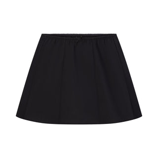 POPLIN APPAREL MINI SKIRT | ONYX