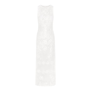 LACE COVER-UPS LONG DRESS | SNOW