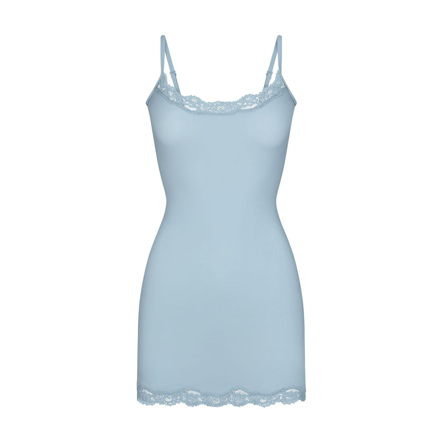 FITS EVERYBODY LACE SLIP DRESS | DENIM