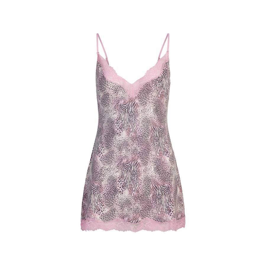 SKIMS SLEEP LACE MINI DRESS | BLOOM MINI MULTI ANIMAL