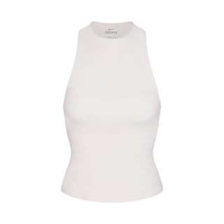 NikeSKIMS MATTE MOCK NECK RACER TANK | IVORY