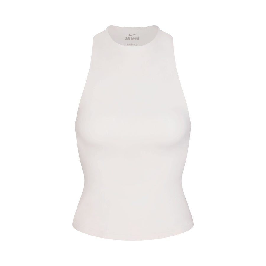 NikeSKIMS MATTE MOCK NECK RACER TANK | IVORY
