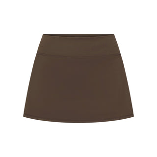 NikeSKIMS MATTE SKORT | DARK SEPIA