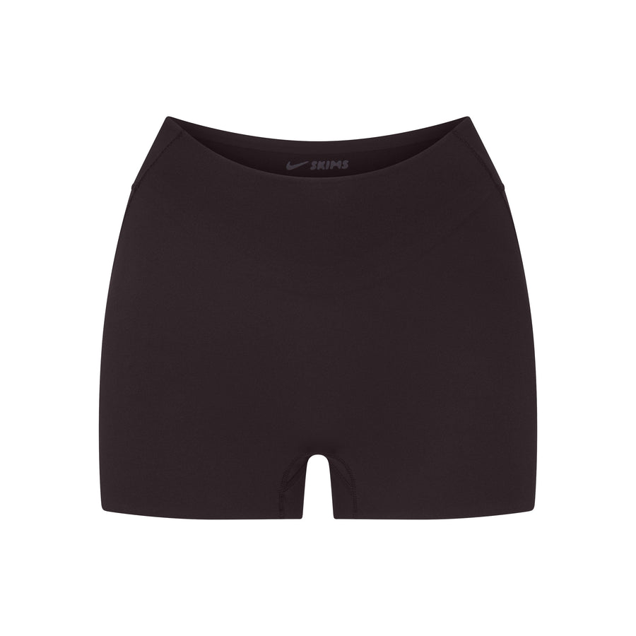 NikeSKIMS STUDIO STRETCH DIPPED 2" SHORT | DARK ROAST