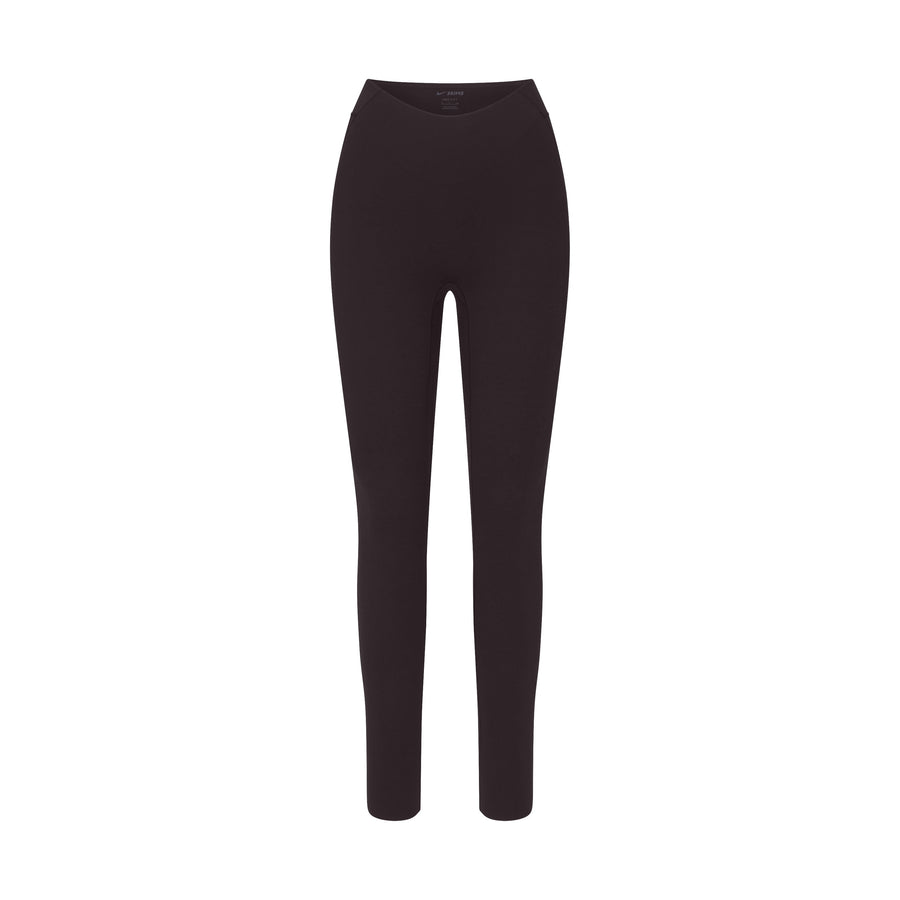 NikeSKIMS STUDIO STRETCH DIPPED 29" LEGGING | DARK ROAST