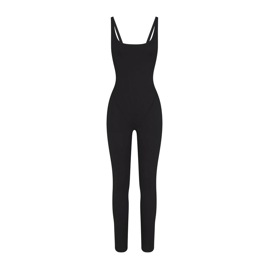 NikeSKIMS MATTE CORSET 29" ONE PIECE | OBSIDIAN