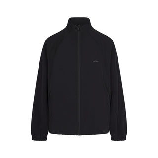 NikeSKIMS STRETCH NYLON OVERSIZED TRACK JACKET | OBSIDIAN