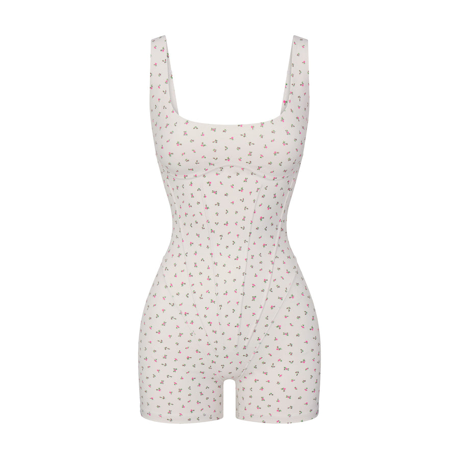 NikeSKIMS MATTE CORSET 2" ONE PIECE | DITSY FLORAL PRINT