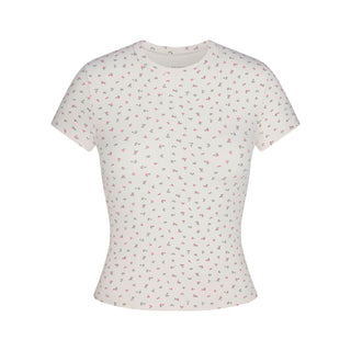 NikeSKIMS MATTE PADDED BABY TEE | DITSY FLORAL PRINT