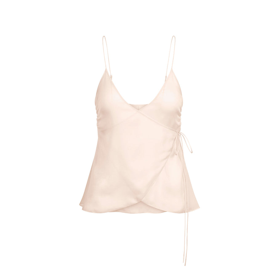 SKIMS ROMANCE WRAP CAMI TOP | PRIMROSE