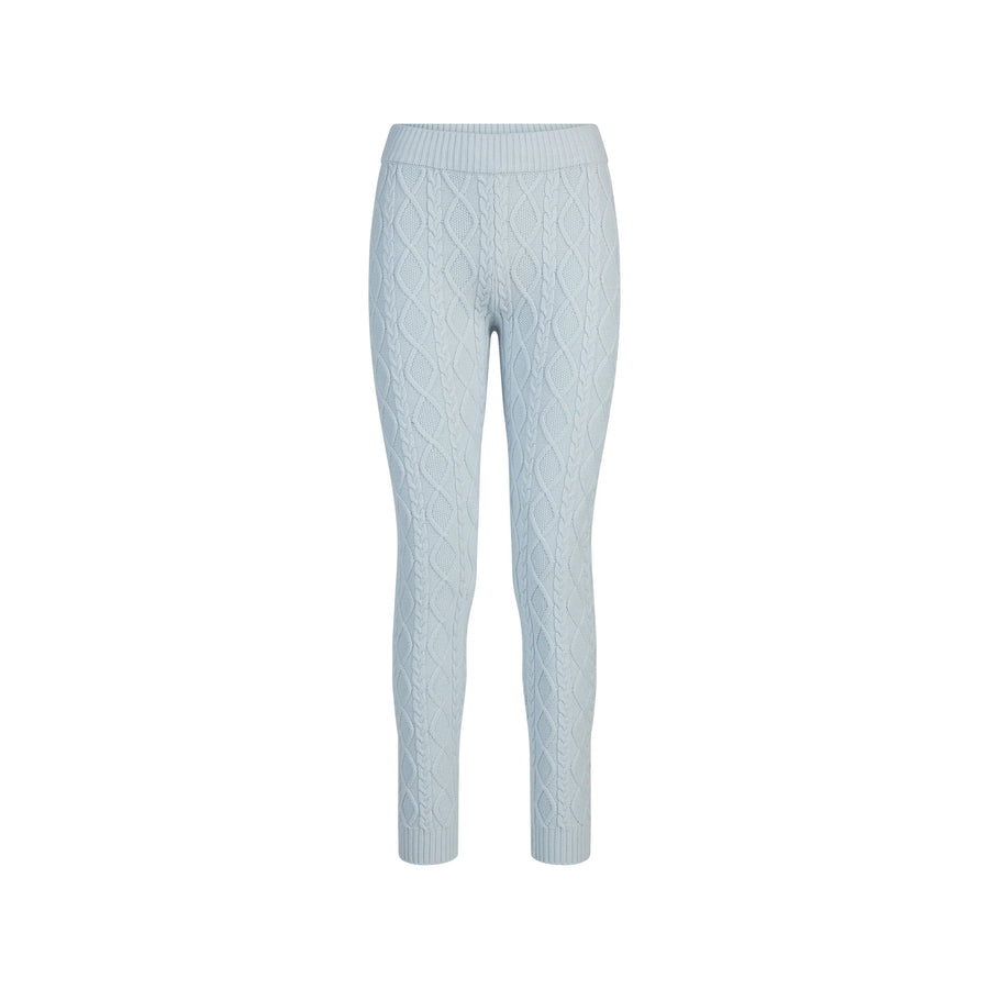 SWEATER KNITS CABLE KNIT LEGGING | ZEN BLUE