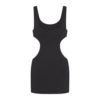 COTTON JERSEY CUT OUT MINI DRESS | SOOT