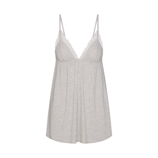 SKIMS SLEEP BABYDOLL DRESS | LIGHT HEATHER GREY