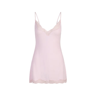 SKIMS SLEEP LACE MINI DRESS | BLOOM