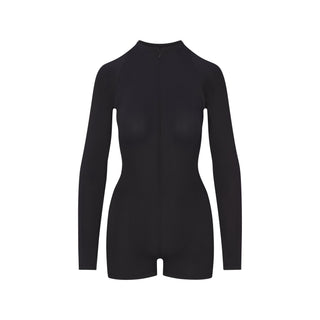 NikeSKIMS AIRY LONG SLEEVE ONE PIECE | OBSIDIAN