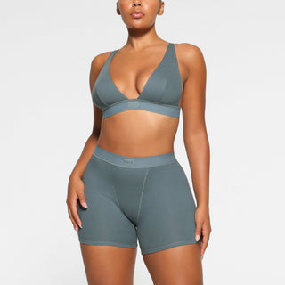 COTTON RIB BOXER | KYANITE