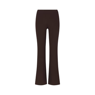 THE ESSENTIAL COLLECTION HIGH-WAISTED CROPPED KICK FLARE PANT | ESPRESSO