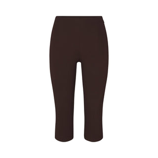 THE ESSENTIAL COLLECTION HIGH-WAISTED CAPRI | ESPRESSO