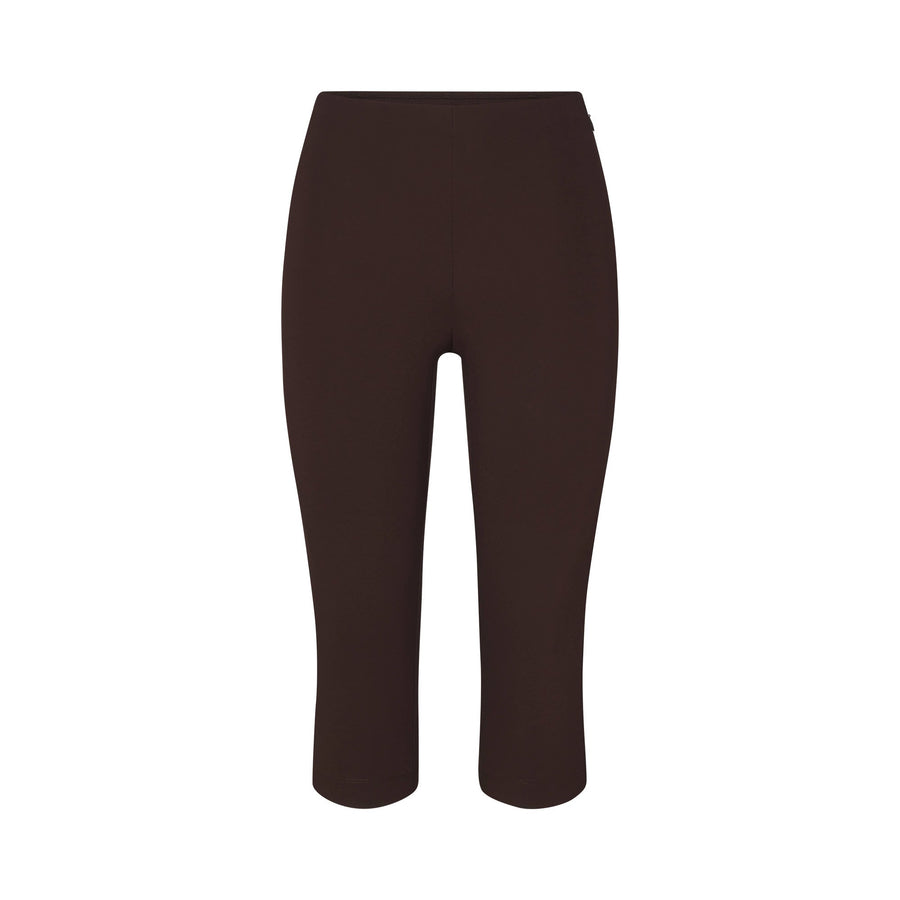 THE ESSENTIAL COLLECTION HIGH-WAISTED CAPRI | ESPRESSO