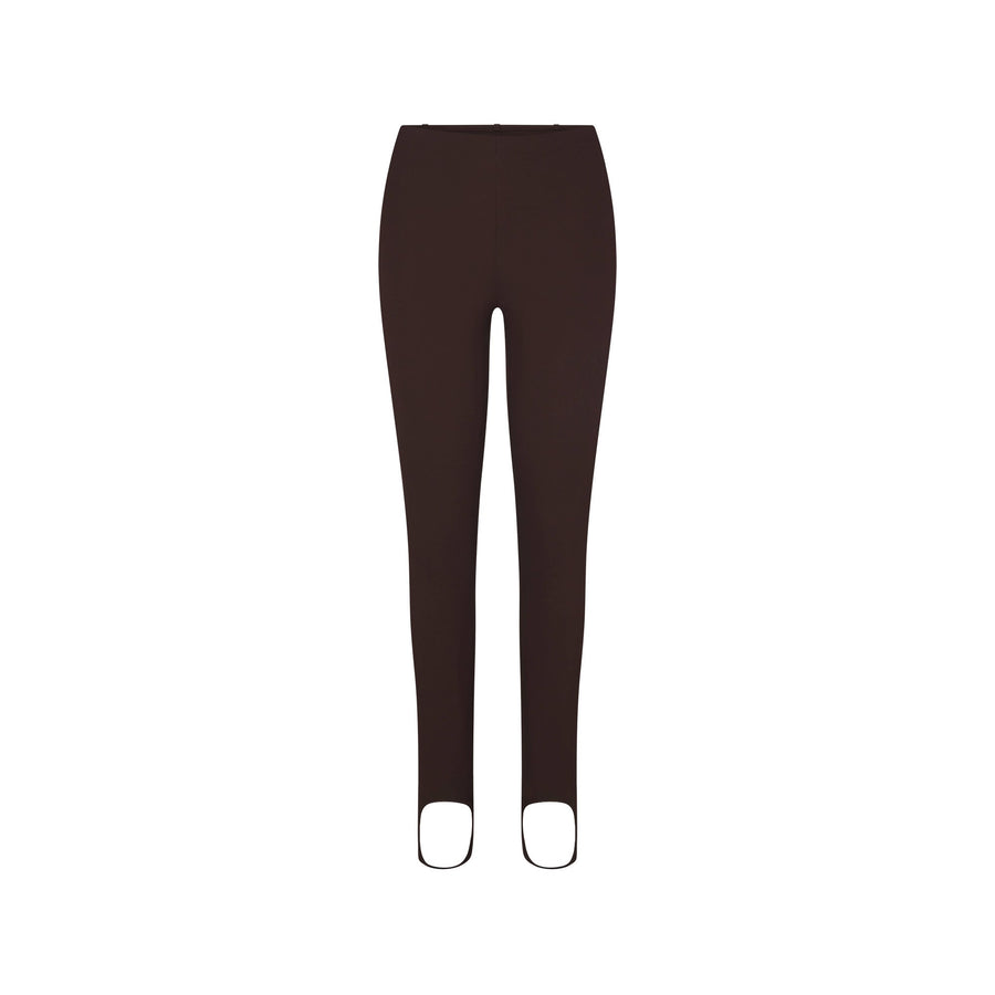 THE ESSENTIAL COLLECTION HIGH-WAISTED STIRRUP LEGGING | ESPRESSO