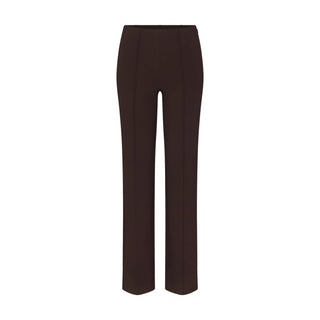 THE ESSENTIAL COLLECTION HIGH-WAISTED PINTUCK STRAIGHT PANT | ESPRESSO