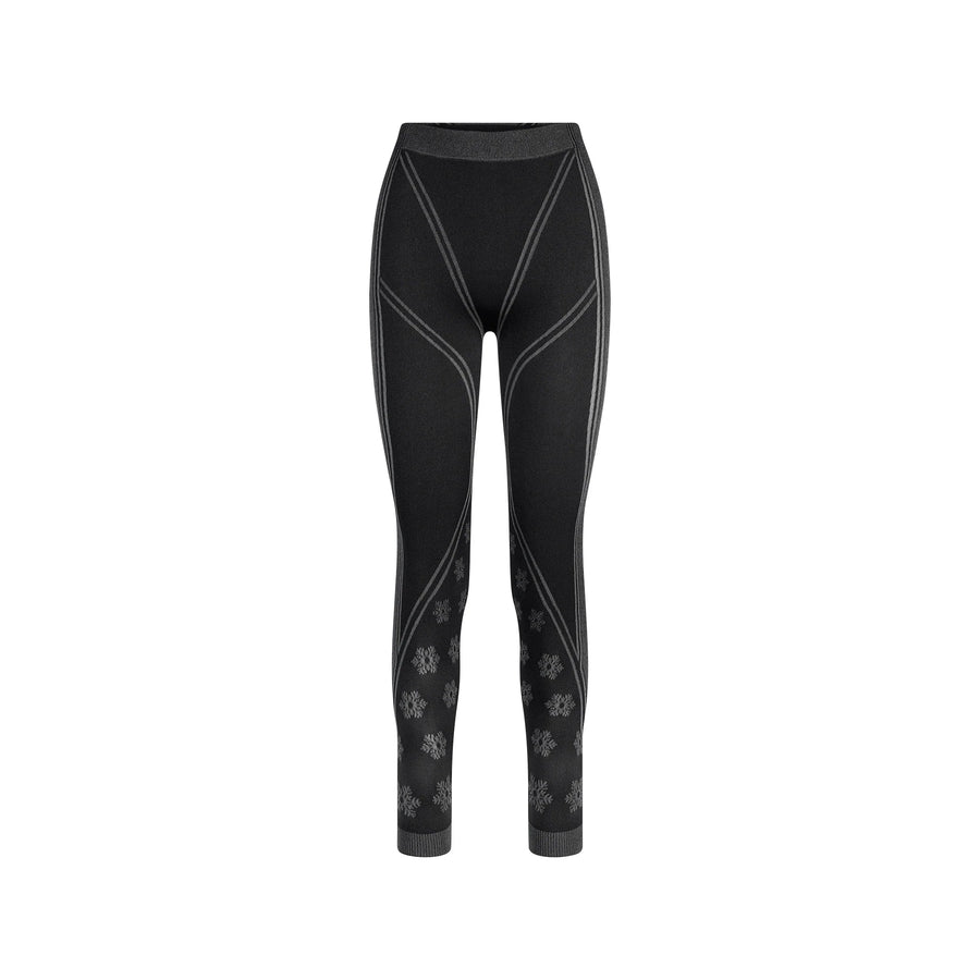 SKIMS FIRST LAYERS LEGGING | OBSIDIAN WINTER FAIR ISLE