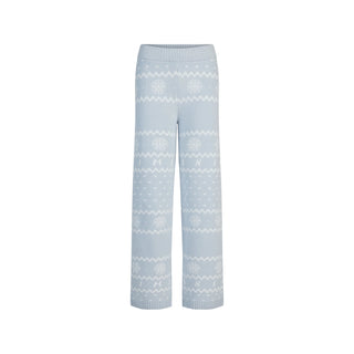 COZY LIGHT PANT | ZEN BLUE HEART FAIR ISLE