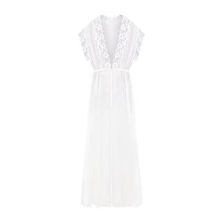 SKIMS ROMANCE LONG ROBE | IVORY
